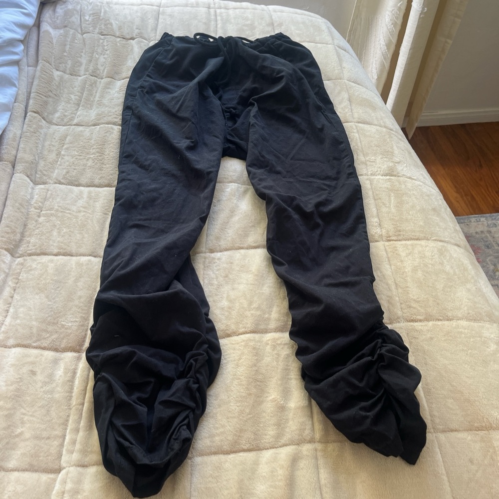 Free people black casual pants size xs